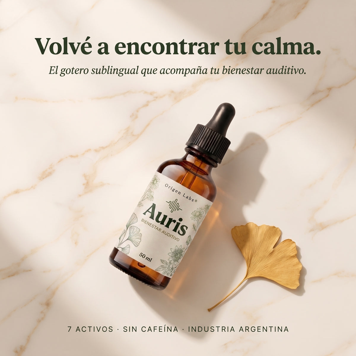 AURIS - Reducí el zumbido, recuperá el sueño y la claridad mental en 4 a 6 semanas.