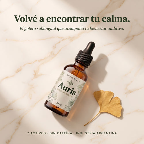 AURIS - Reducí el zumbido, recuperá el sueño y la claridad mental en 4 a 6 semanas.