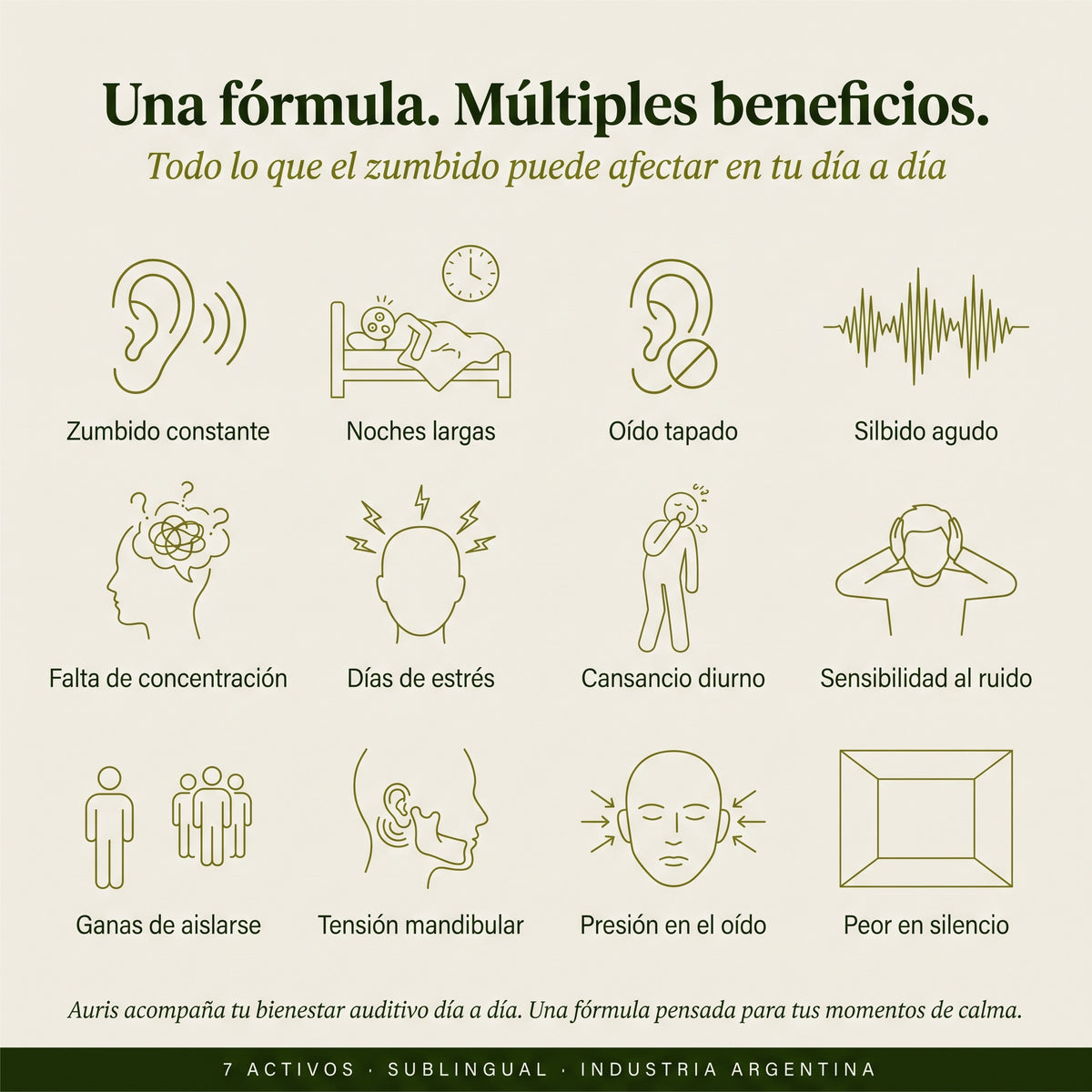 AURIS - Reducí el zumbido, recuperá el sueño y la claridad mental en 4 a 6 semanas.